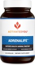 ACTIVEREDYO AdrenaLife- ro og avslapping Adrenal støtte Supplement for stress relief, hvilende søvn, og fokusert energi w/Manesium, vitamin B12, & Rhodiola Rosea ekstrakt (90 kapsler)