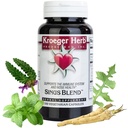 Kroeger Herb produkter, Sinus Blend, all naturlig Sinus støtte for voksne, kongesjon relief og Sinus trykk relief, blokker eller undertrykker histamin, ikke-GMO, Ingen preservativer, laget i USA