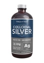Bioactive Colloidal Silver - 8 oz, Glassflaske, Vegan, Safe Doser med høyeste effektivitet - Nano Ions, 30 PPM - Immunstøtte (48 Serveringer)