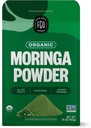 FGO Organic Moringa Oleifera Leaf pulver, 16oz bulk forseglbar pose, laget fra India, ikke-GMO, emballasje May Vary (Pack of 1)