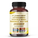 St. John's Wort Ashwagandha Rhodiola Rosea Chamille - Laget i USA