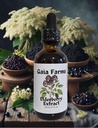 Elderbær tinktur, 2oz | Økologisk | Ikke-GMO | Vintermune Booster!