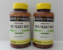 MASON NATURAL rød yeast ris kapsler - 60ct, pakke med 2