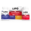 Lipo Flavonoid dag & natt Combo Kit, Tinnitus relief for ringing øre, Lipo Flavonoid Plus & Lipo Flavonoid Night med Melatonin & vitamin C, 90 kapler