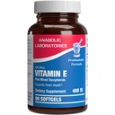 Vitamin E 400 IU Softgels - Clinical Formula Natural Vitamin E Supplement Complex med d-Alpha Tokoferol og blandede tokoferoler for hårhud og negler Plus Antioksidant Immunstøtte - 90 Serveringer