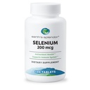 Jordens Splendor Selenium 200 mcg Supplement for menn og kvinner, støtte antioksidant helse og immunsystem (100 tabletter, 3+ måneders forsyning)