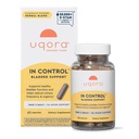 Uqora i Control Bladder Support - daglig Bladder Care & Support for Urinal Comfort - laget med botaniske, som hestehale & Spicebush - Glutenfri og vegetarisk - 60 kapsler
