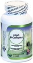 Høy B kompleks vitaminer for kvinner med riboflavin, vitamin B2, B6, B12, B1, vitamin B kompleks støtte hjerne helse, immunsystem, hår, hud og negler helse, bein, ledd & energi støtte - 100 tabletter