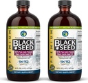 Amazing Herbs Premium Black Seed Oil - Glutenfri, Ikke GMO, Cold Pressed Nigella Sativa Aids i Digestiv Helse, Immune Support, Hjernefunksjon, Joint Mobility - 16 Fl Oz (Pack of 2)