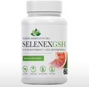 Selenex GSH ® Best for Glutation produksjon ® 60 Capules® NAC 600mg, SelenoExcell® Selenium 200mcg, Red Orange Complex 100mg