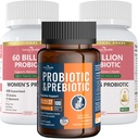 Gut Health Support Bundle: 2 flasker av kvinners probiotika + 1 flaske av universelle probiotika - Digestive, urin- og immunhelse for menn og kvinner