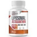 Liposomal Astaxanthin Supplement 24 MG, maksimal absorpsjon, antioksidant sterkere enn VIT C, ikke-GMO & Glutenfri - 60 Softgels(2 måneders forsyning)