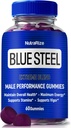 Blå Stål Gummies for menn, Daglig ernæring for å øke tillit og generell helse, Alt naturlig kosttilskudd for å støtte Peak Performance, Offisiell Mann Gummy, BlueSteel anmeldelser (60 Gummies)