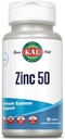 KAL Sink 50 mg Hydroxy Acid Complex, sunn metabolisme og immunstøtte Supplement med sink ORotat, sink citrat, forbedret absorpsjon w/actiSorb, vegansk, glutenfri, ikke-GMO, 60 serv, 60 tabletter