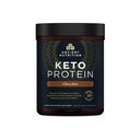 Gamle ernæring ketoprotein pulver, ketoprotein med fett fra ben Broth og MCT olje, sjokolade, 18g protein 10g fett per servering, Glutenfri, lav carb, paleo vennlig, 17 serveringer