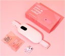 Bærbar oppvarming Pad for Periode Cramps - Periode Cramps Relief Menstruasjonsoppvarming Pad Vibrasjon Oppvarming Pad for smerte, Oppladbart batteri, Trådløst - Trådløs oppvarming Pad med Massager Kjæreste Gaver