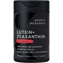 Sports Research® Lutein og Zeaxanthin Capsules - Eye Health Support Supplement laget med Lute-Gen® og organisk kokosolje - Vegansk Vennlig og ikke-GMO Verifisert - 120 Veggie Softgels