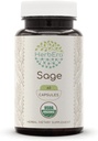 HerbEra Sage 60 Kapsler, 500 mg, USDA Organic Sage (Salvia officinalis) Tørket blad (60 kapsler)