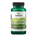 Swanson Quercetin & Bromelain-Promote Respiratorisk Helse Støtte-Aid Seasonal Immune System Helse-Support Kolesterol nivåer allerede w/i Normal Range 100 Caps (250mg Quercetin/78mg Bromelain)