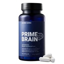 BONE SCIENCE - Prime Brain Supplement - Nootropisk for fokus, minne og kognitiv ytelse, med Alpha GPC, L-Theanine & Ginkgo Biloba, Vegan - 60 kapsler