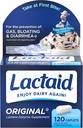 Lactaid Lactase Enzyme Caplets Opprinnelig - 120 Caplets, Pakke med 6
