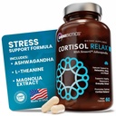 OmniBiotics Cortisol Supplement for kvinner og menn - High Cortisol Manager med Ashwagandha, L-Theanine, Magnolia Extract, Fosfatidyserin å støtte avslapning, rolig, Detox - 60 Vegan Kapsler