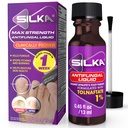 SILKA Max Styrke Antifungal væske for tåneil helse med børsteapplikasjon, Resultater i 1 uke, Nail Fungus behandling for skadet tåneiler, Atlete fotbehandling, Tolnaft 1% 0,45 F Oz