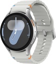 Samsung Galaxy Watch 7 44mm LTE AI Smartwatch w/Energy Score, wellness tips, hjertefrekvens sporing, søvnmonitor, Fitness Tracker, 2024, Sølv [USA Version, 1YR Produsentsgaranti]