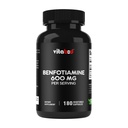 Benfotiamin 600 mg – 180 vegetariske kapsler – fettoppløselig vitamin B1 Supplement