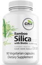 Bamboo Silica med Biotin Vegan Vennlig 3 måneders forsyning