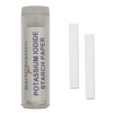 Kalium jodide Starch oksidator testpapir [Vial of 100 Strips] for klor, jodin og peroksid deteksjon - IKKE for å teste kroppen