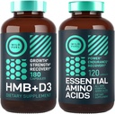 WILD FUEL HMB med vitamin D3 og essensiell Aminosyre Supplement Strøm og gjenoppretting Bundle