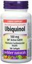 Webber Naturals Ubiquinol 100 mg QH aktiv coQ10, 100 softgels