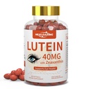 Lutein og Zeaxanthin Supplement Softgels: Øyevitaminer og kosttilskudd med vitaminer C, E, Omega 3, Lutein & Zeaxanthin for å forbedre visjon og lindre øyet tretthet