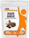 BulkSupplements.com Svart hvitløk ekstrakt pulver - Aged Whitelic Extract, Herbal Supplement - Vegan & Glutenfri, 800 mg per servering, 1kg (2,2 lbs) (Pack of 1)