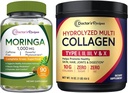 Legens oppskrifter Moringa 90 Vegan Caps & Multi collagen Peptides pulver 16oz