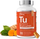 Essensielle grunnstoffer Turmeric Curcumin - Felles, hjerte og hjerne støtte - med Bioperin for økt absorpsjon 1950 mg - 90 kapsler