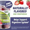 Helse Levert Blandet Berry Flavored Prebiotic Fiber Gummies - Støtter Digestive System Gut Cleansing, Accelerator Relief - Assists med vekttap Plan - Great Tasting og lett å svelge