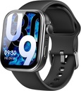 TOZO AMOLED S6 Smart Watch 1.85" Ultra-clear Screen Dynamic Ansikter Bluetooth Call, 100+ Sportsmoduser Fitnessaktivitet Tracker med søvnskjerm IP68 Vanntett Svart