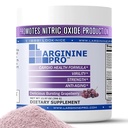 L-Arginine PRO 5,500 mg L-Arginine Plus L-Citrulline 1,100mg Grape pulver drikkblandingstilskudd for økt nitrogenoksidproduksjon
