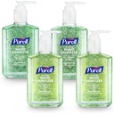 PURELL Advanced Hand Sanitizer Soothing Gel, Frisk Scent, 8 fl oz pumpeflaske (pakke av 4), 9674-06-ECDECO