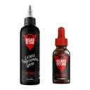 Beard Octane Grunnleggende Beard Kit - Skjegg Shampoo & Olje - Naturlig Beard Care med Jojoba & Argan (Victory - Ginger Yuzu, Labdanum & Fresh Ozone)