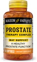 MASON NATURAL Prostate Therapy Complex med Sag Palmetto, Nettle Root & Pumpkin Seed Oil - støtter en sunn prostate funksjon*, 60 Softgels