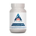 Ajush Herbs Curcumin 97% - Curcumin kosttilskudd, Premium Turmeric Root Supplement, Curcuminoids for kvinner og menn, voksne, Premium felles støtte, styrke og vitalitet - 90 Vegetariske kapsler (1 count)