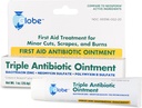 Globe Triple Antibiotic First Aid Ødeleggelse, 1 Oz. 24-timers infeksjonsbeskyttelse, behandling for mindre Scrapes, Burns og Cuts (1 Tube)