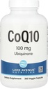 Lake Avenue CoQ10 ernæring - Ubiquinon Supplement - fremmer antioksidant aktivitet - Glutenfri, ikke-GMO - 100 mg - 360 Veggie Kapsler