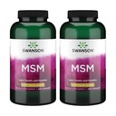 Swanson MSM - essensielle mineraler som fremmer mobilitet og felles helsesupport - hjelper til å opprettholde forbindelsesvev helse inkludert Cartilage, kollagen, & hår - (240 kapsler, 1000 mg hver) 2 Pakke