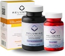 Aluminium Premium sommer glødesett – kollagen Pineapple, glutatione 1000mg & vitamin C – Antioksidant støtte for hud helse og total velvære – 3-i-1 skjønnhets- og velværesett