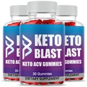 (3 Pack) Keto Blast Gummies, Maksimum styrke, Original Keto Blast Gummy, Avansert formel, 3 måneders forsyning