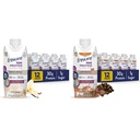 Sørg for Max Protein Ernæringshake med 30g Protein, 1g Sukker, høyproteinshake, fransk Vanilla & Cafe Mocha, væske, 11 fl oz (pakke med 12)